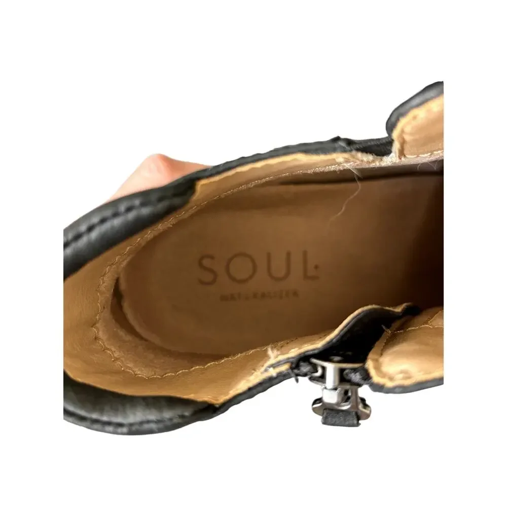 Soul Naturalizer Black Haley Booties Size 10